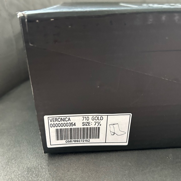 ShuShop Veronica Gold Booties - 7.5 - Shu Shop - Picture 9 of 9